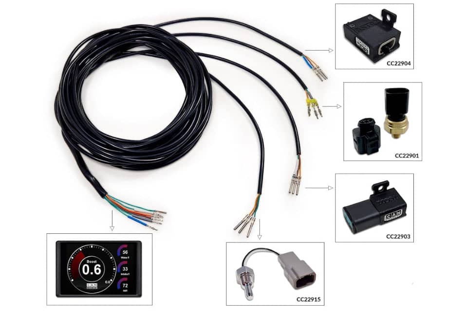 CANchecked ANC04 Compatible Harness - Expanded Sensor Support