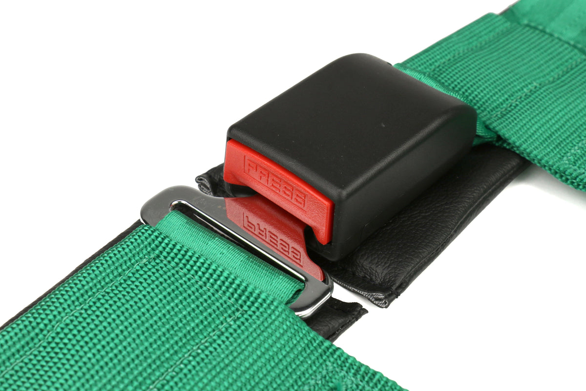 Takata 4 point Street Belt 3" w/ ASM (Green) - Universal