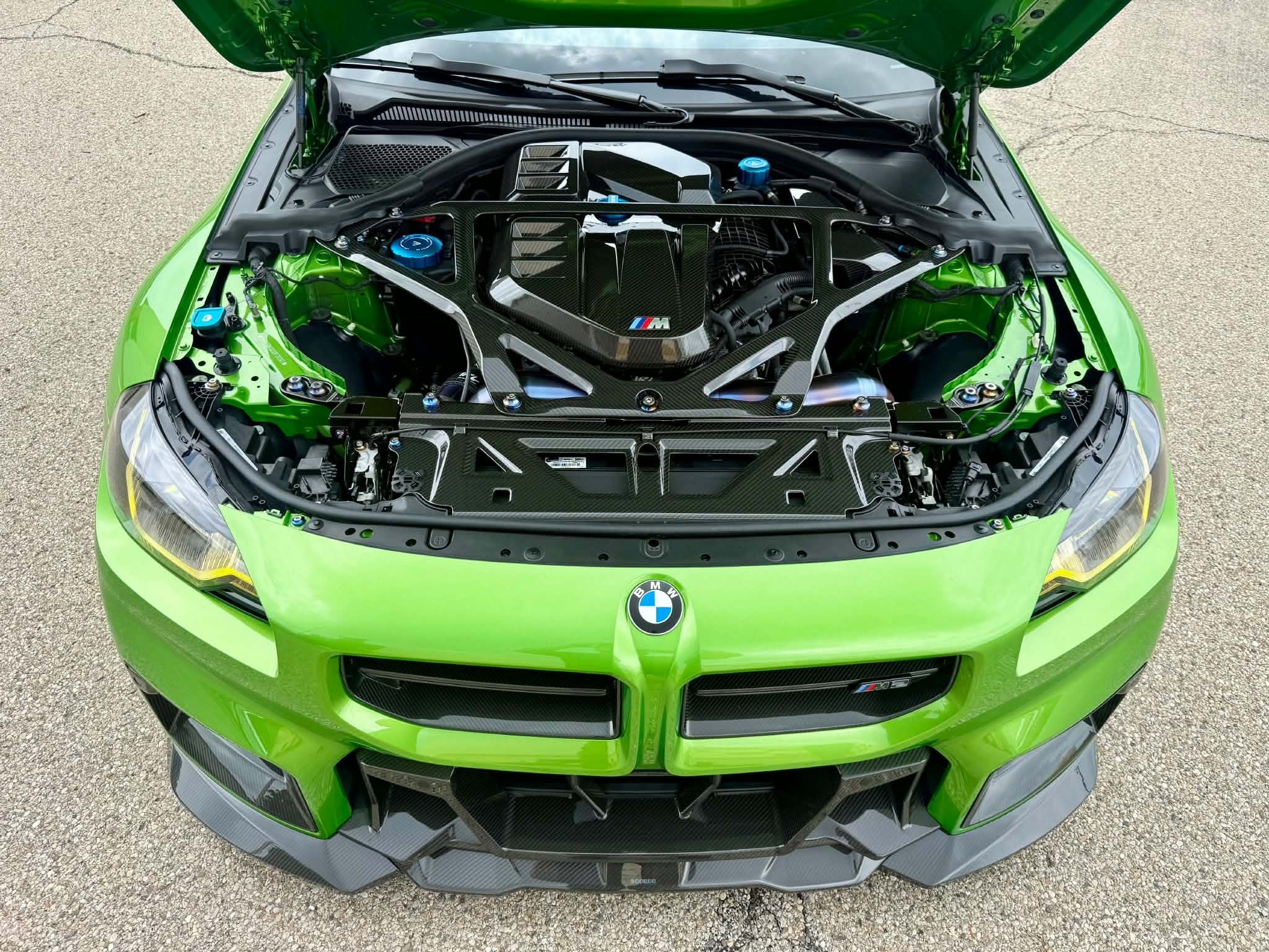 G8X Dry Gloss/Matte Carbon Fiber Engine Cover
