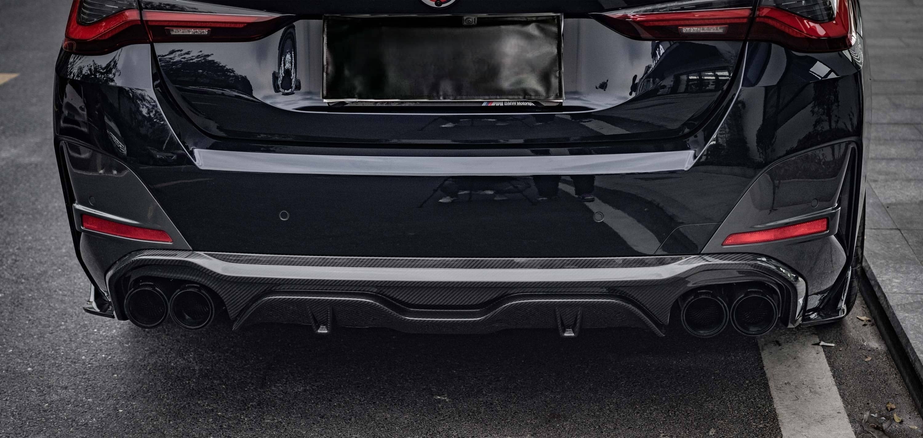 G26 SQ Style Dry Carbon Diffuser Dual Tips