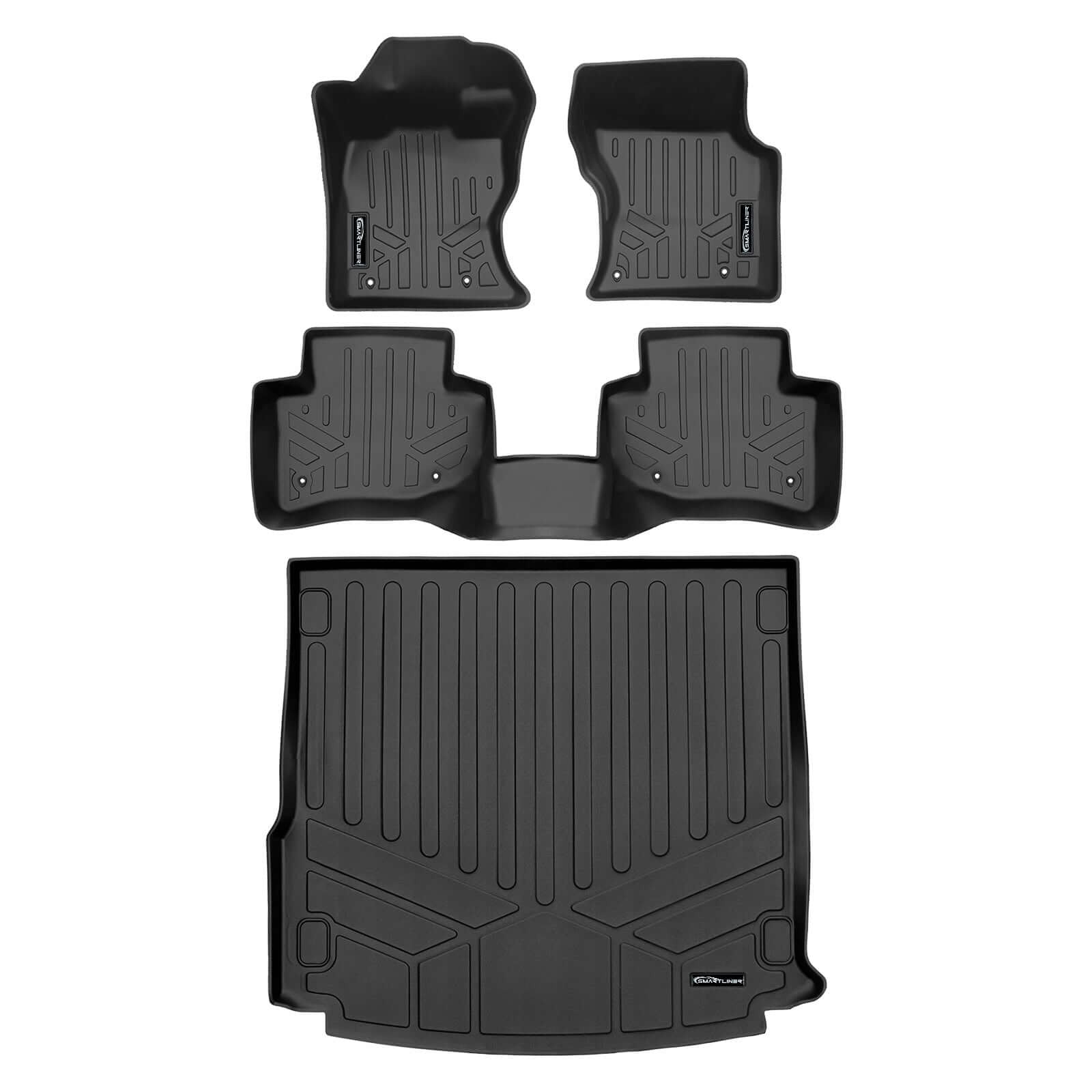 SMARTLINER Floor Liners for 2021-2026 Land Rover/Range Rover Velar w/o Full Size Spare Wheel