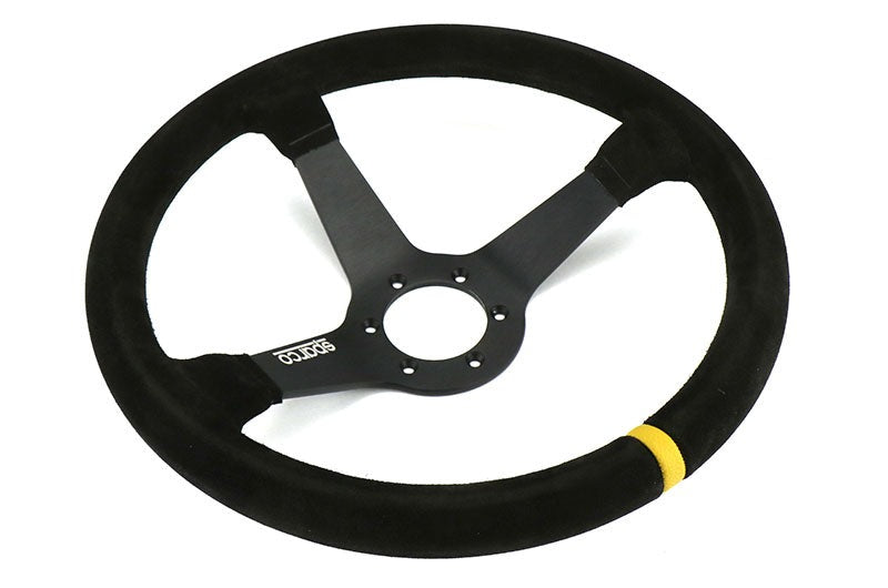 Sparco R 345 Black Suede Steering Wheel - Universal
