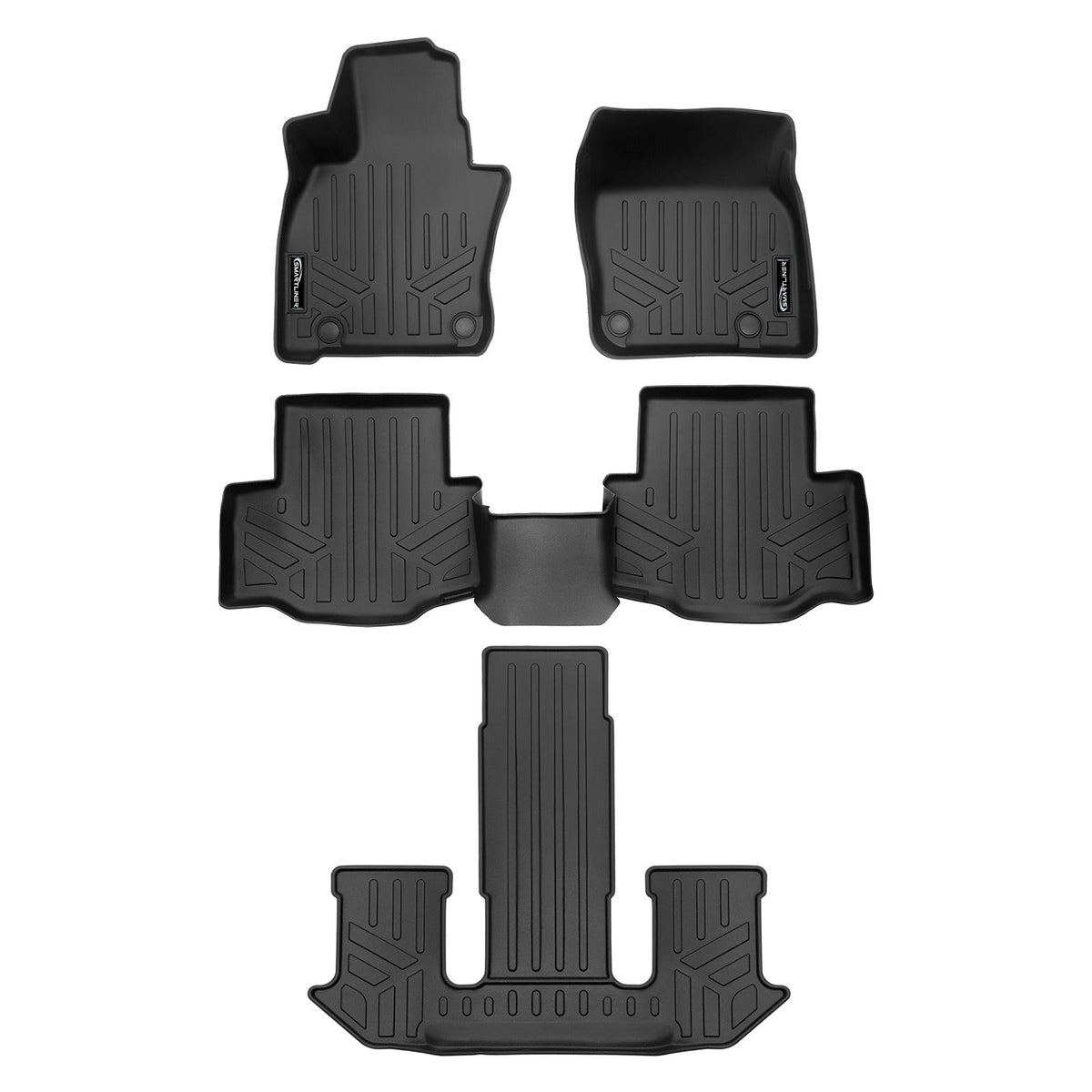 SMARTLINER Floor Liners for 2024-2026 Mazda CX-90 (Only Fits 2nd Row Bucket Seats With Center Console)