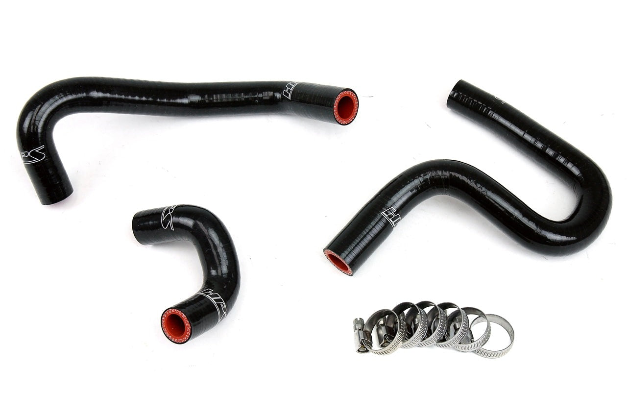 HPS Reinforced Black Silicone Heater Hose Kit Coolant Toyota 96-02 4Runner 3.4L V6 without rear heater