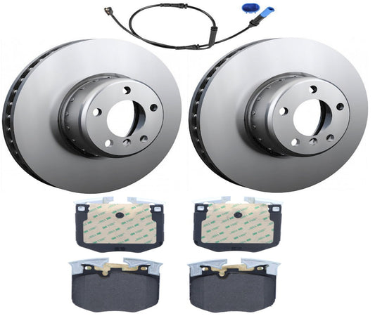 BMW G20 M340i Front Brake Kit W/ Ceramic Pads & Sensor By Zimmermann 34116860911 & 34116860912