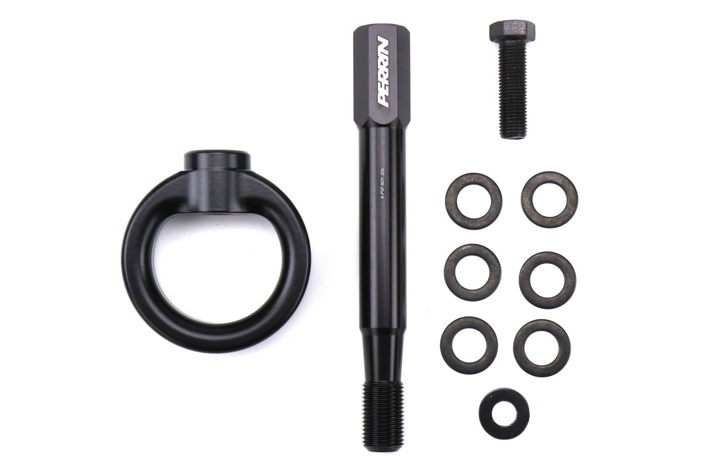 PERRIN Performance Rear Tow Hook Kit (Black) - 2013-2016 Scion FR-S / 2013-2024 Subaru BRZ / 2017-2020 Toyota 86 / 2022-2024 GR86