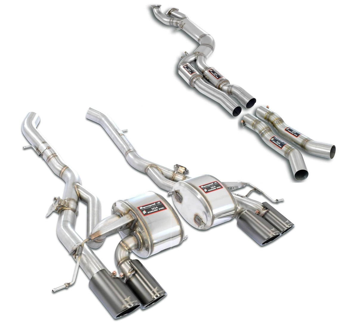 Supersprint BMW G87 M2 J-Pipe Touring Package with Valved Exhaust
