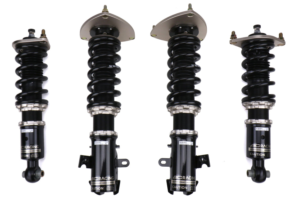 BC Racing BR Coilovers Extreme Low w/ Default Springs (9K Front / 9K Rear) - 2015-2021 Subaru WRX / STI
