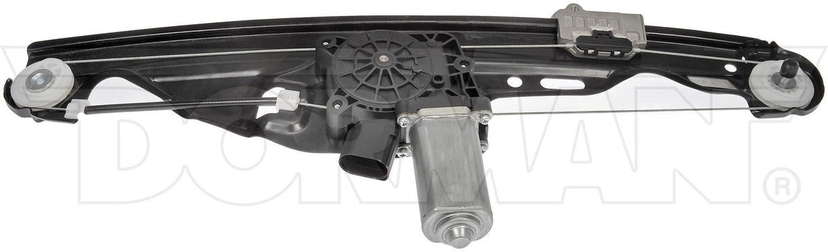 BMW E60/E61 5-Series Rear Window Regulator W/Motor By Dorman 51357184745 or 51357184746