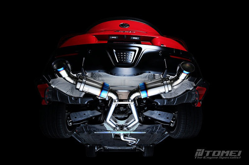 Tomei Dual Exit Full Titanium Expreme Ti Exhaust Muffler Kit (Type-D) - 2020-2024 Toyota GR Supra