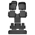 SMARTLINER Floor Liners for 2014-2022 Ford Transit Connect (Wagon-Longwheelbase) | Vinyl | With Secondary Footrest