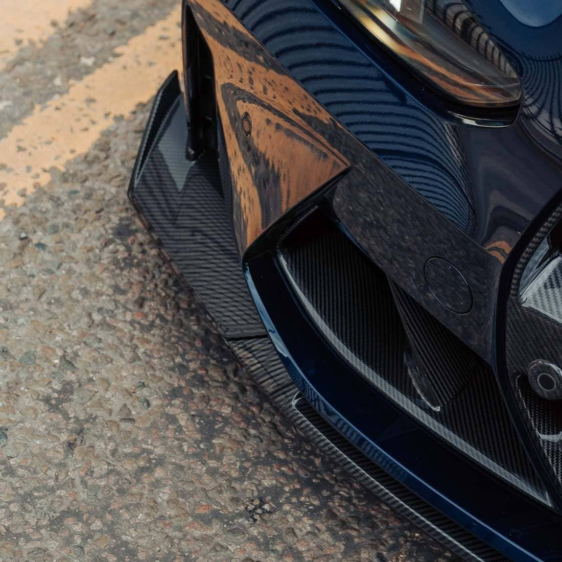 G8X OEM CS Style Dry Carbon Fiber Front Lip