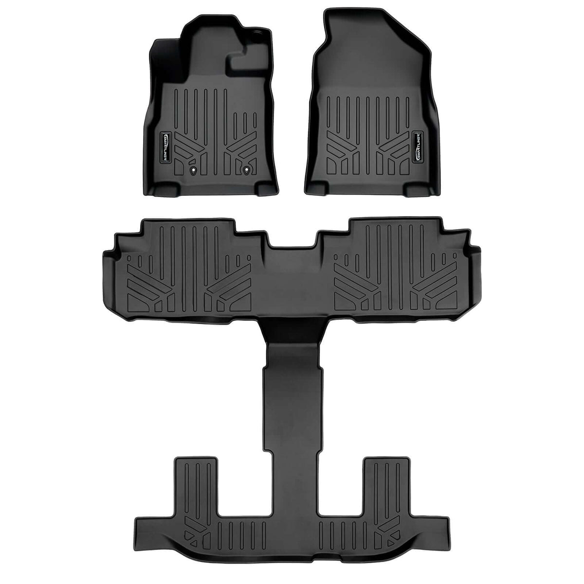 Smart TrimTM Floor Liners For 2019-2026 Subaru Ascent (2nd Row Bench) and With Subwoofer in the Cargo Area