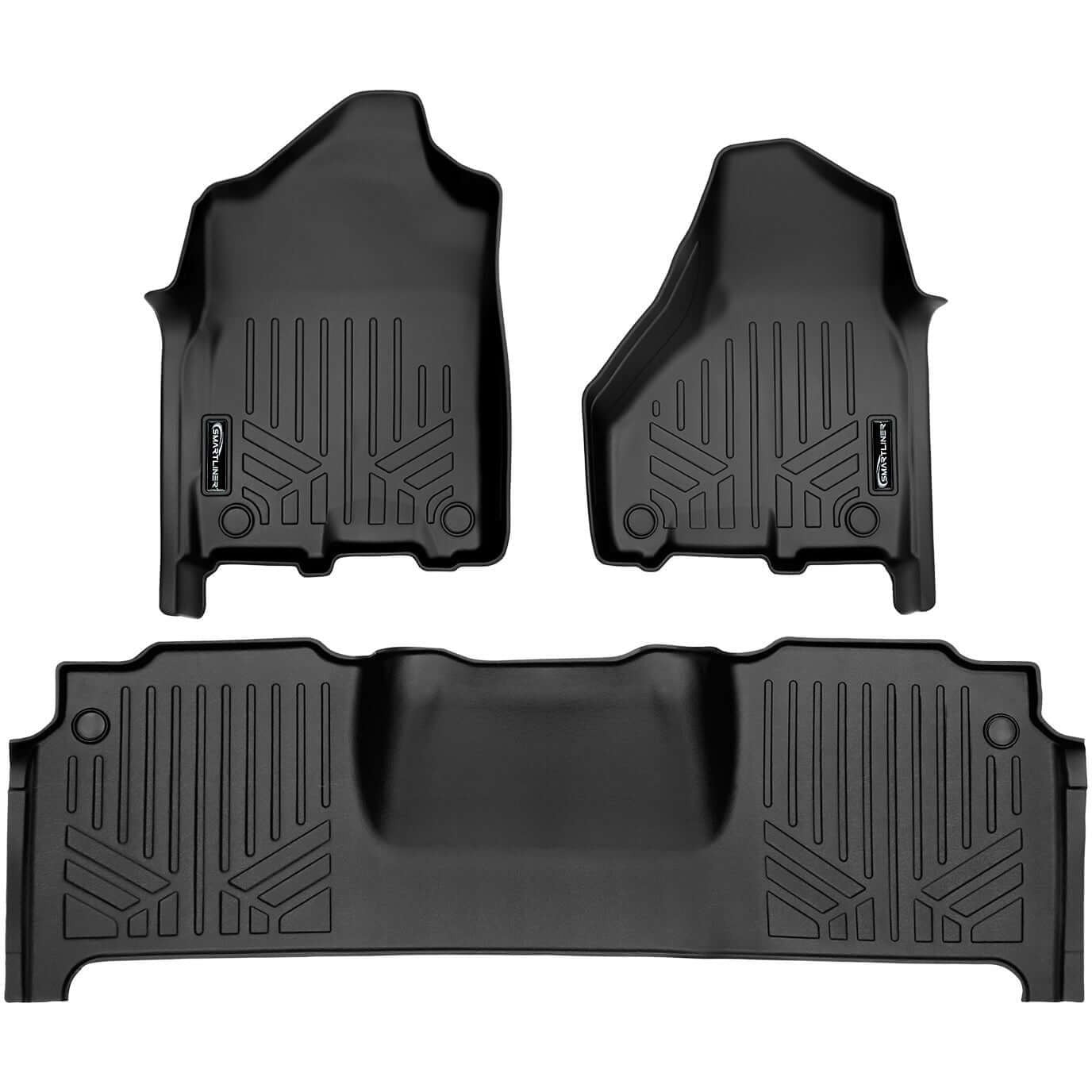 SMARTLINER Floor Liners for 2019 - 2026 Ram 2500 | 3500 Mega Cab Bucket Seats