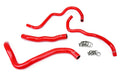 HPS Red Reinforced Silicone Radiator + Heater Hose Kit Honda 13-17 Accord 3.5L V6 LHD