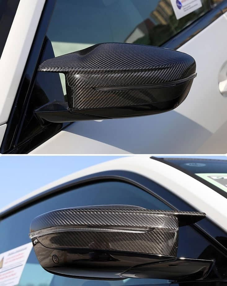 G42 M240i OEM Style Dry Carbon Mirror Caps