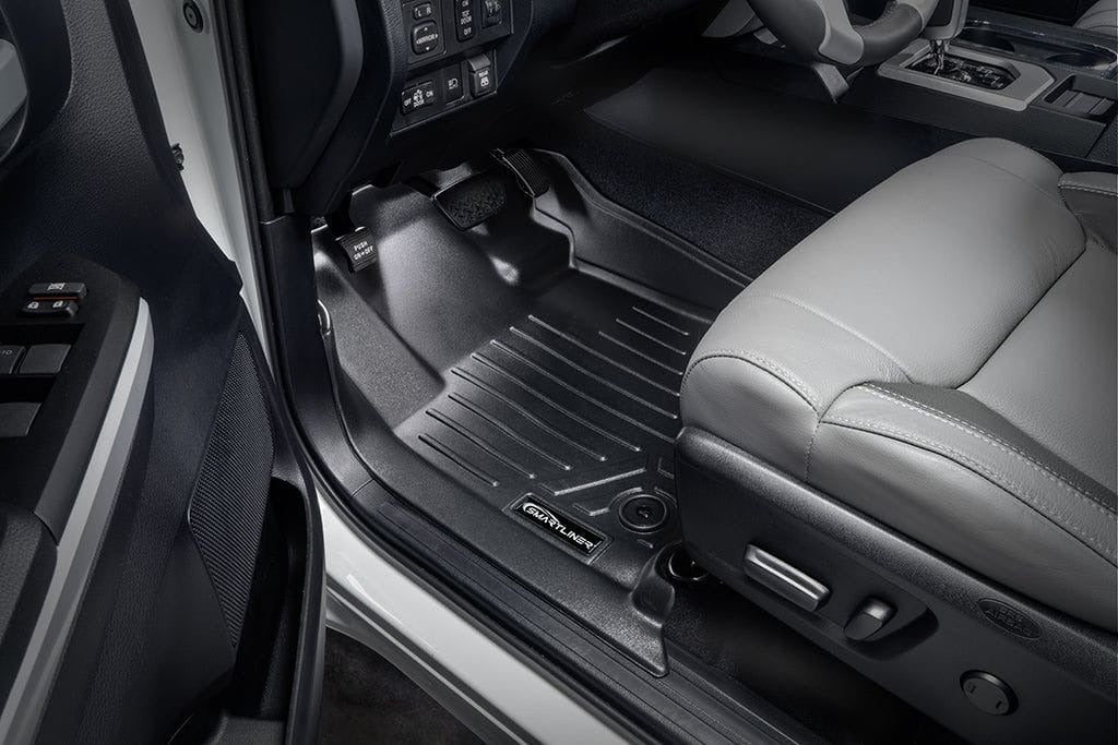SMARTLINER Floor Liners for 2014-2021 Toyota Tundra Double Cab (with Coverage Under 2nd Row Seat)
