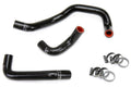 HPS Black Reinforced Silicone Heater Hose Kit Nissan 95-98 240SX S14 KA24DE