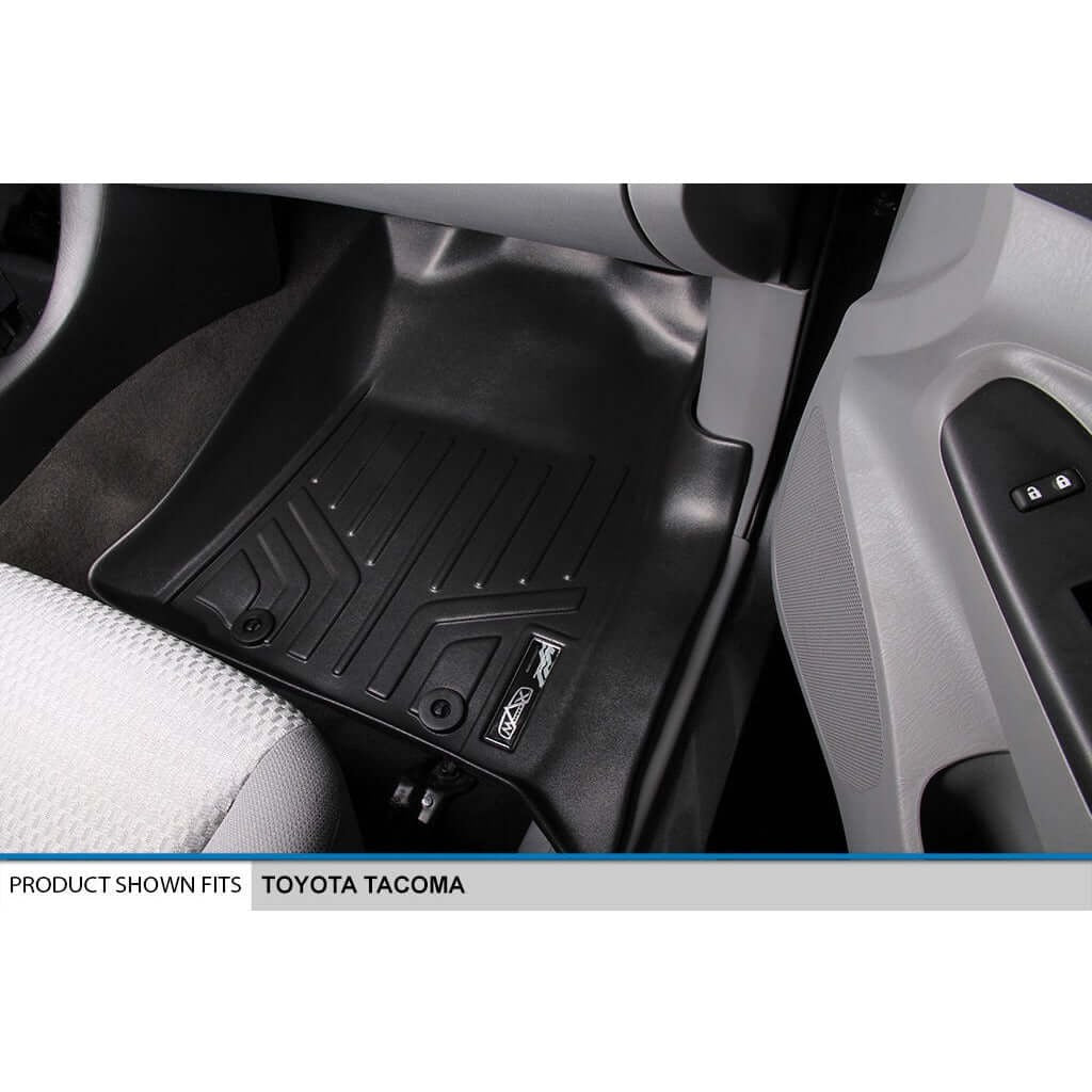 SMARTLINER Custom Fit Floor Liners For 2012-2015 Toyota Tacoma (Access Cab)