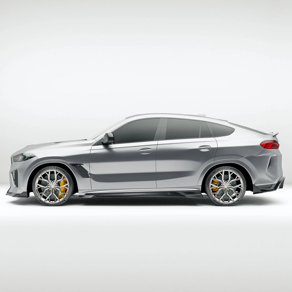 Revozport Carbon Fiber Side Skirts for BMW X6M F96 LCI (2023+)