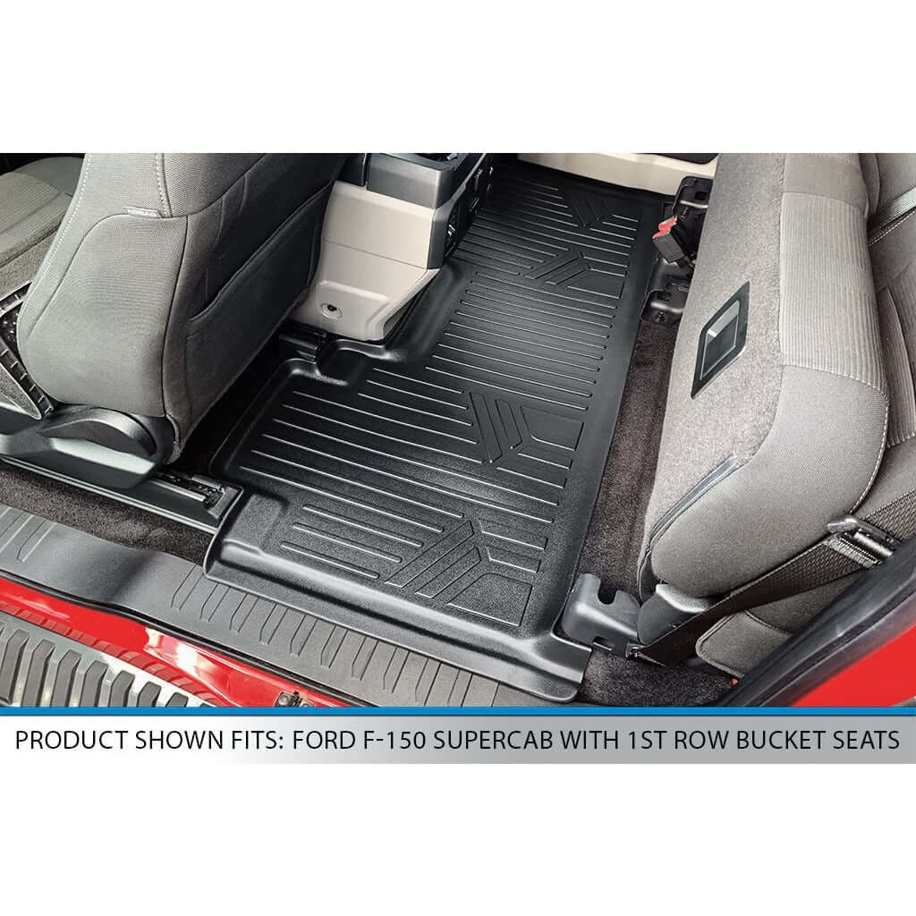 SMARTLINER Floor Liners for 2017-2026 Ford F-250/F-350 SuperCab (1st Row Bucket)