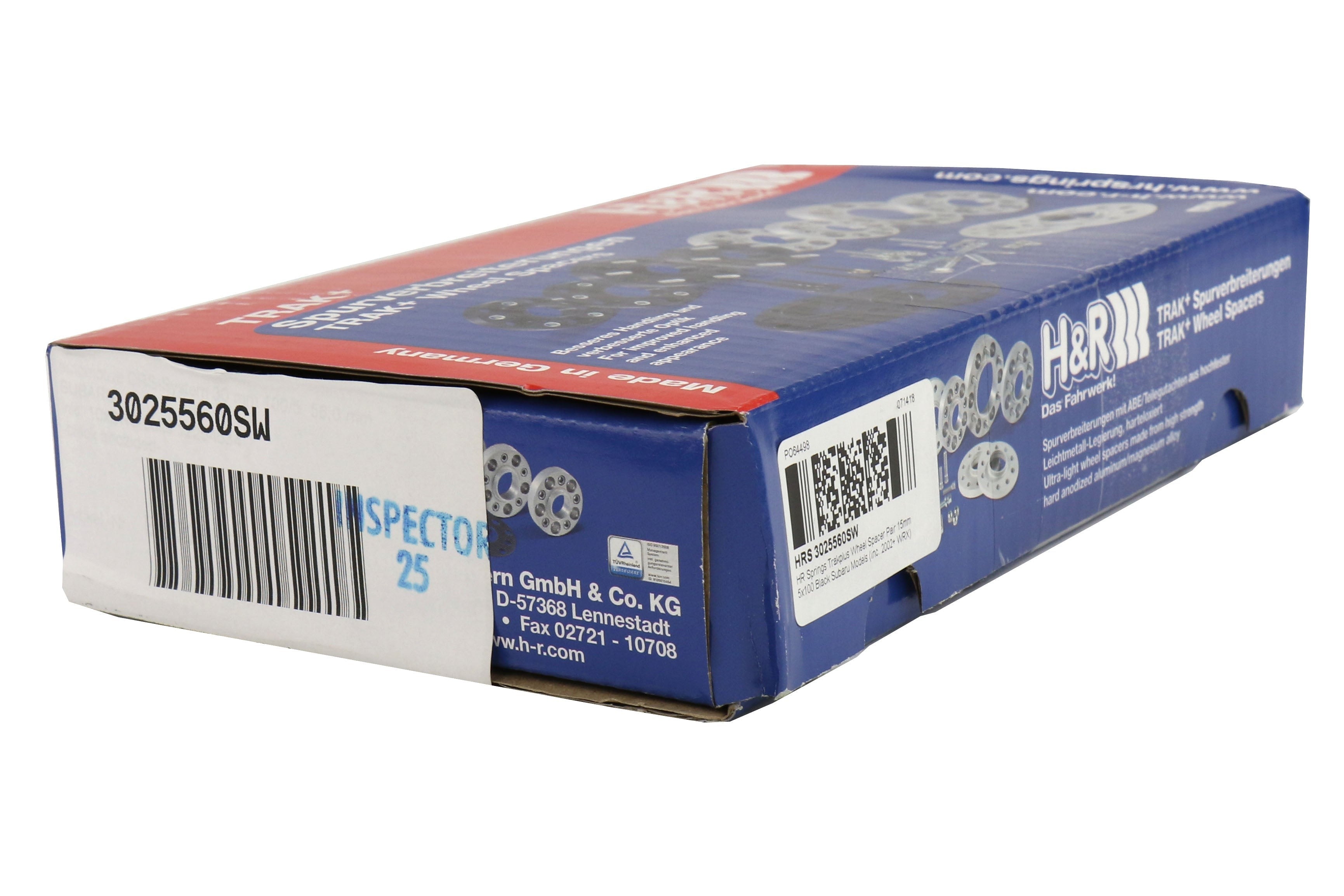 H&R Trak+ 15mm Spacer 5X100 Bolt Pattern / M12x1.25 Thread Pitch