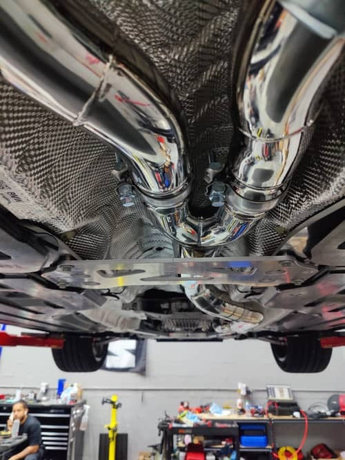 MAD BMW G8x M3 M4 Single Midpipe (Brace Included)