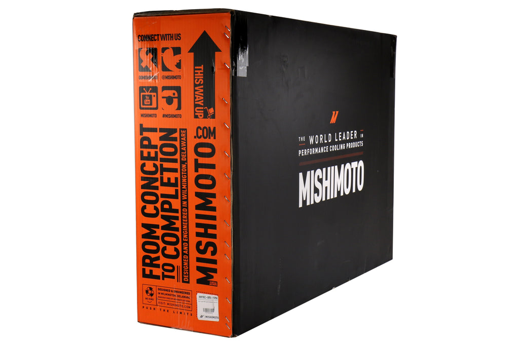 Mishimoto Performance Top Mount Intercooler and Charge Pipe Kit - 2015+ WRX-Polished Pipe, Black Intercooler