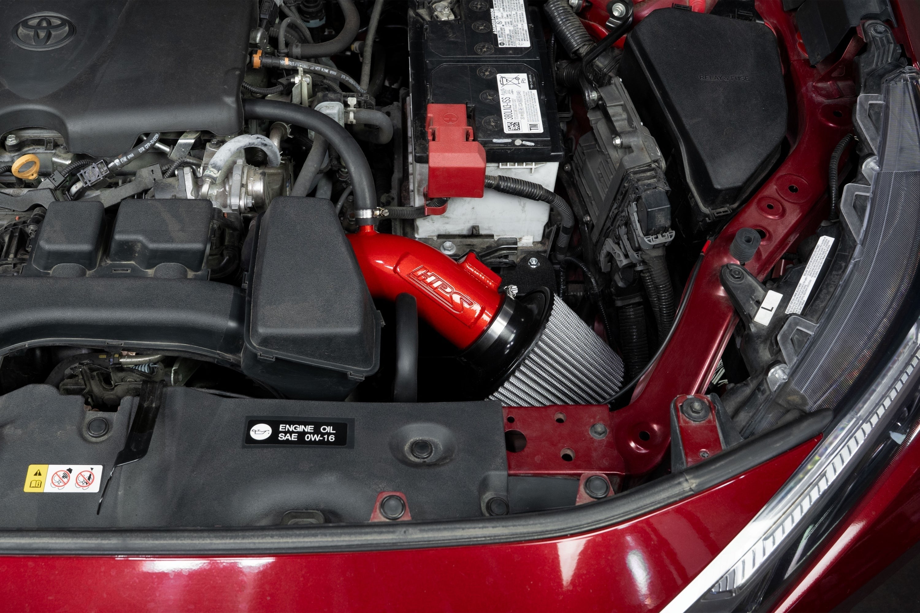HPS Performance Air Intake Kit 2019-2025 Toyota RAV4 2.5L, Includes Heat Shield, 827-798