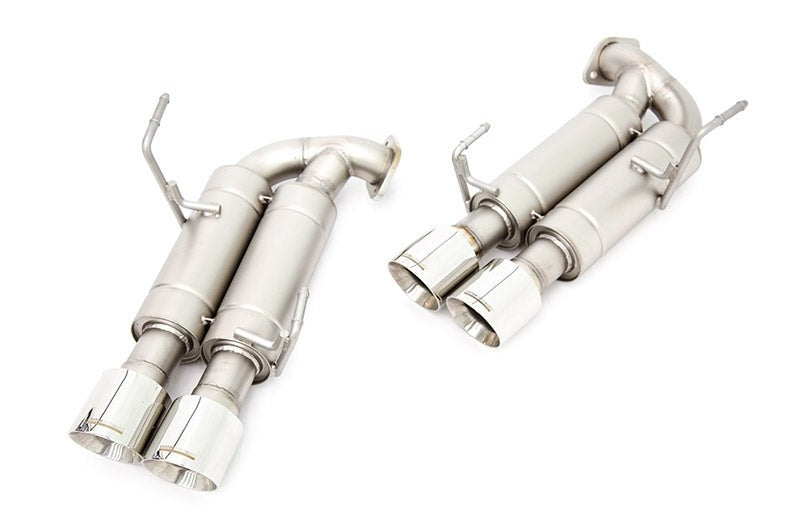 CP-E Austenite Axle Back Quad Mufflers 4in Titan Tips - 2015-2021 Subaru WRX / STI