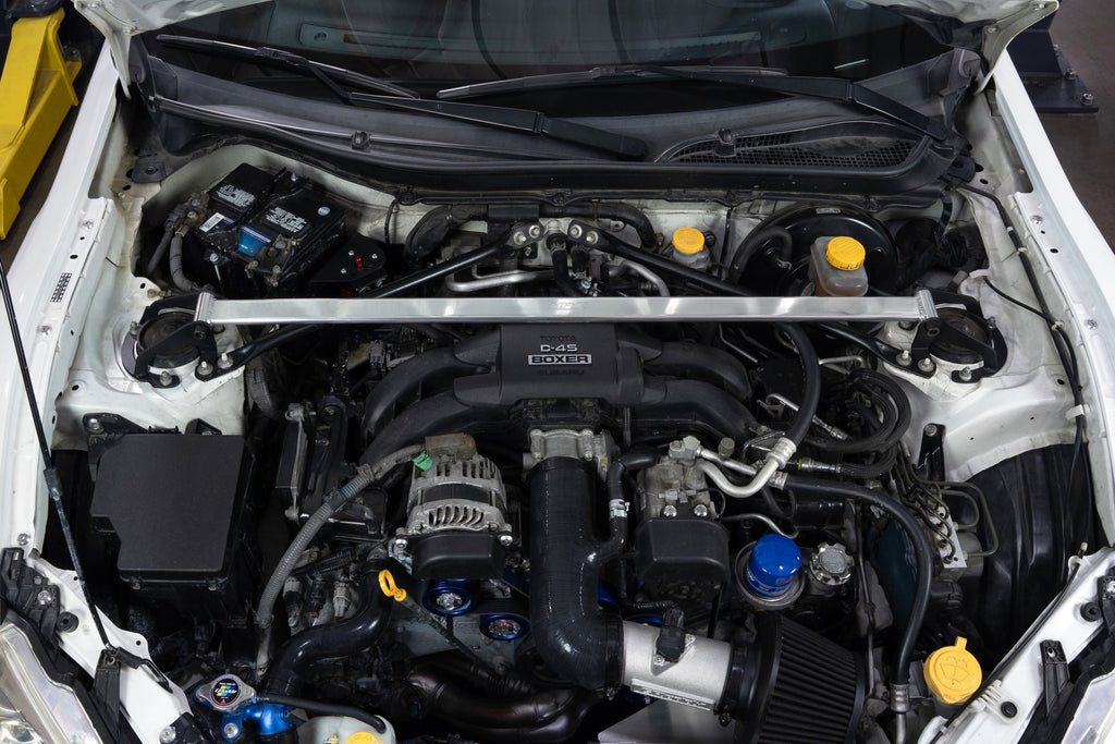 HPS Performance Front Strut Bar 2017-2020 Toyota 86 ZN6, Polished, 42-121P
