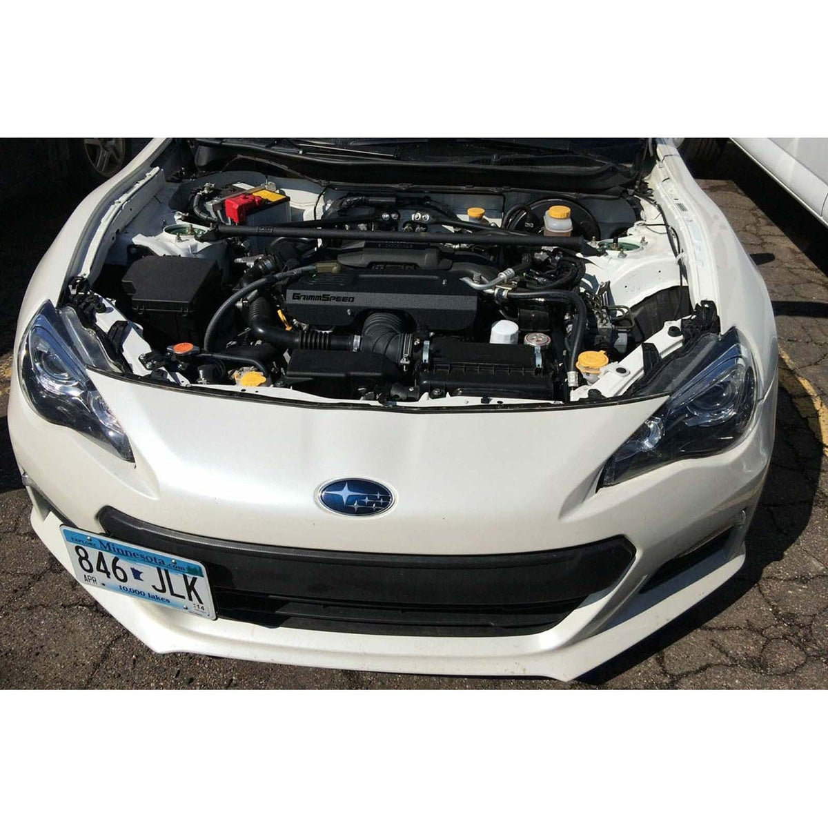 GrimmSpeed Pulley Cover w/ Tool Tray Black - 2013-2021 Scion FR-S / Subaru BRZ / Toyota 86