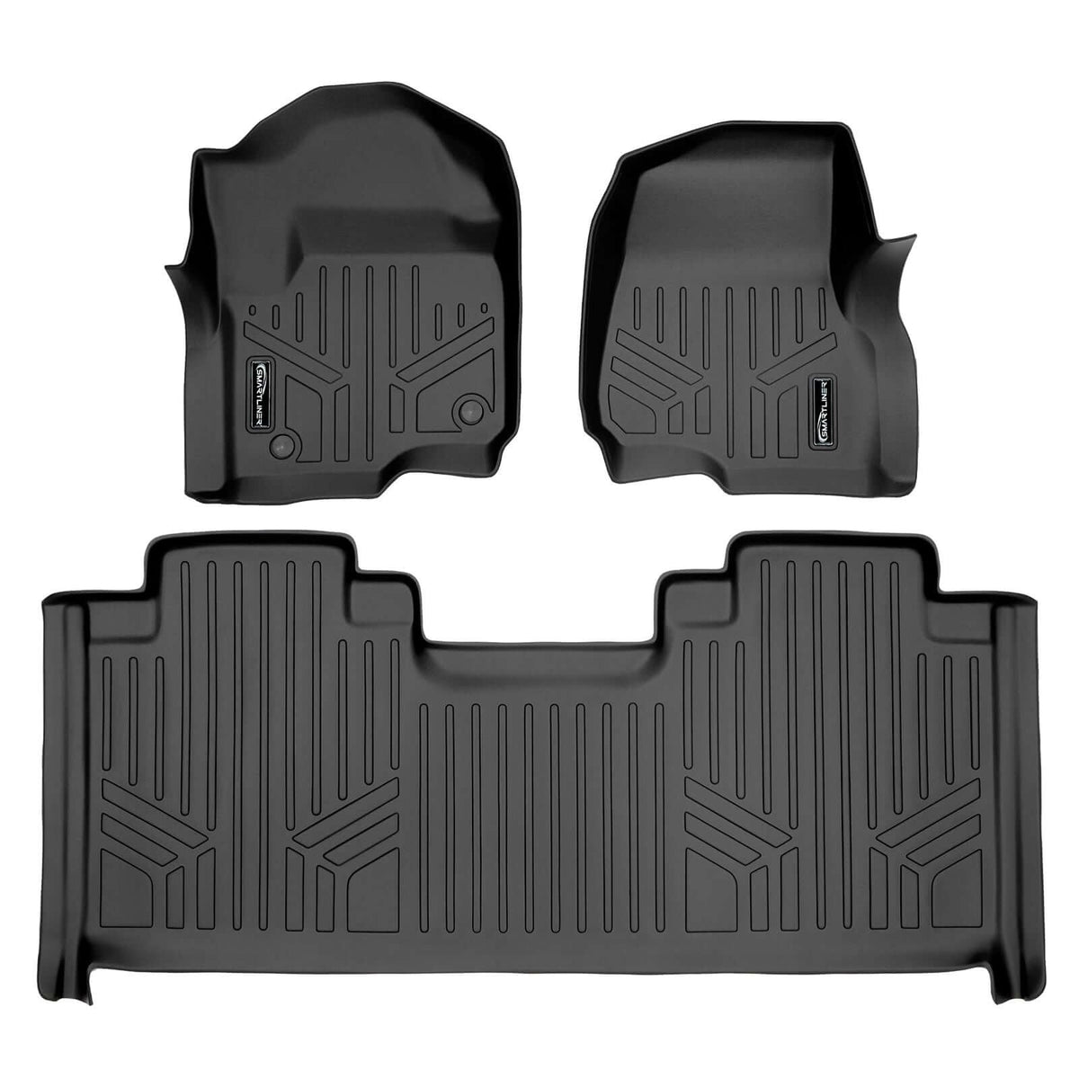 SMARTLINER Floor Liners for 2017-2026 Ford F-250/F-350 SuperCab (1st Row Bucket)