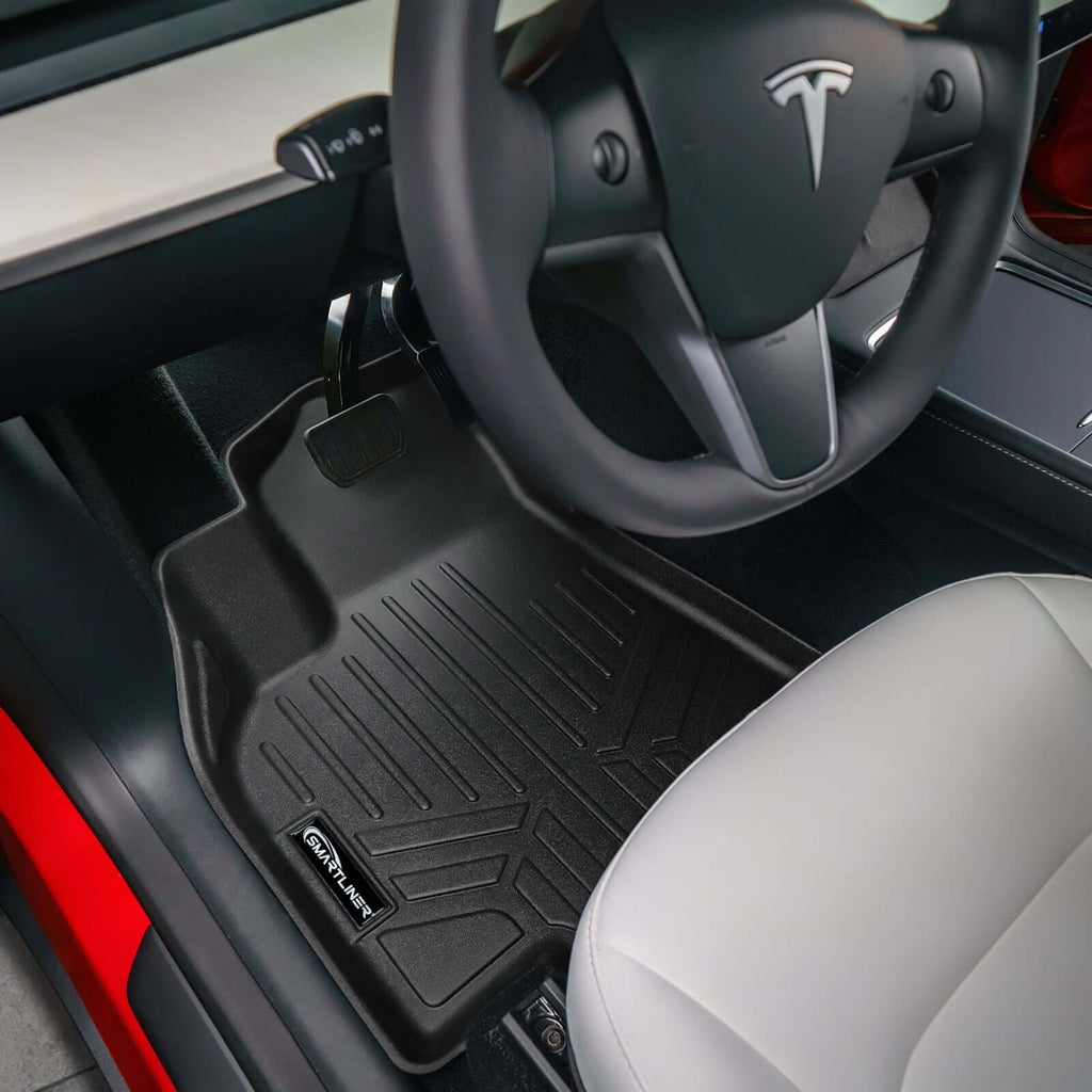 SMARTLINER Floor Liners for 2020-2025 Tesla Model Y (7 Passenger)