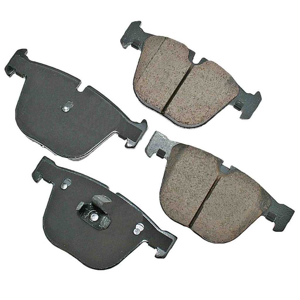 BMW F15 X5 xDrive50i Rear Ceramic Brake Pad Set By Akebono 34216857117