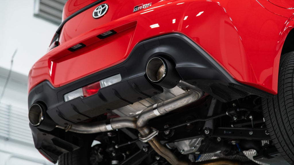 MBRP Axle Back Exhaust Dual Split w/ Carbon Tips - 2022-2024 Subaru BRZ / Toyota GR86