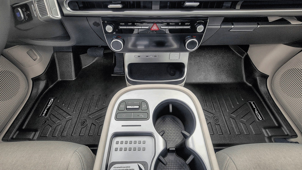 SMARTLINER Custom Fit All Weather Protection 1st Row Liners Compatible With 2026 Hyundai Ioniq 9
