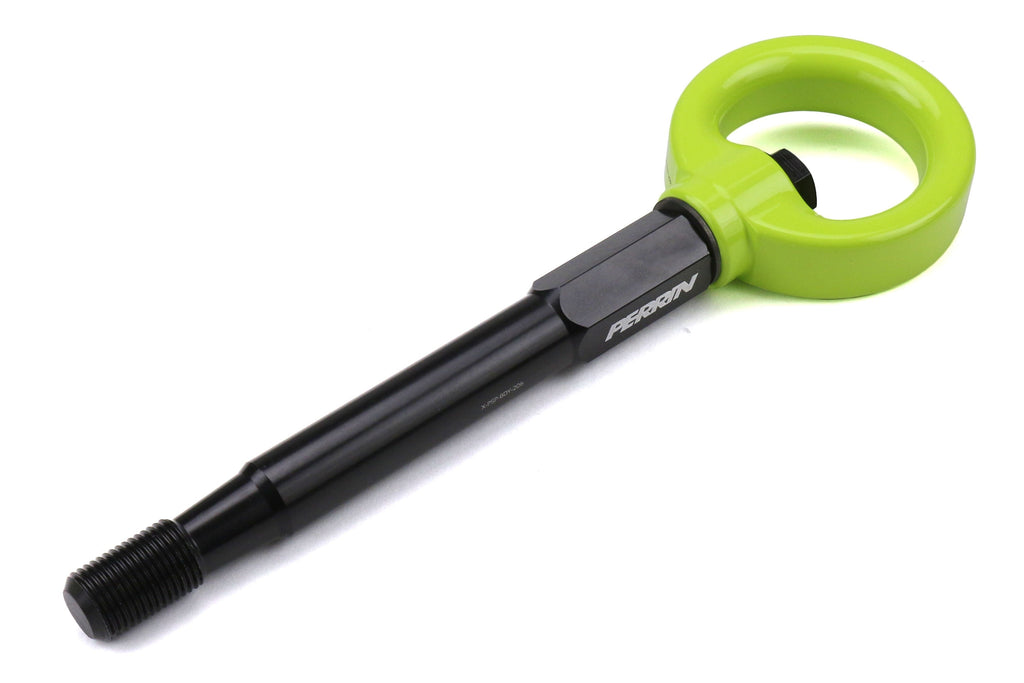PERRIN Performance Rear Tow Hook Kit (Neon Yellow) - 2013-2016 Scion FR-S / 2013-2024 Subaru BRZ / 2017-2020 Toyota 86 / 2022-2024 GR86
