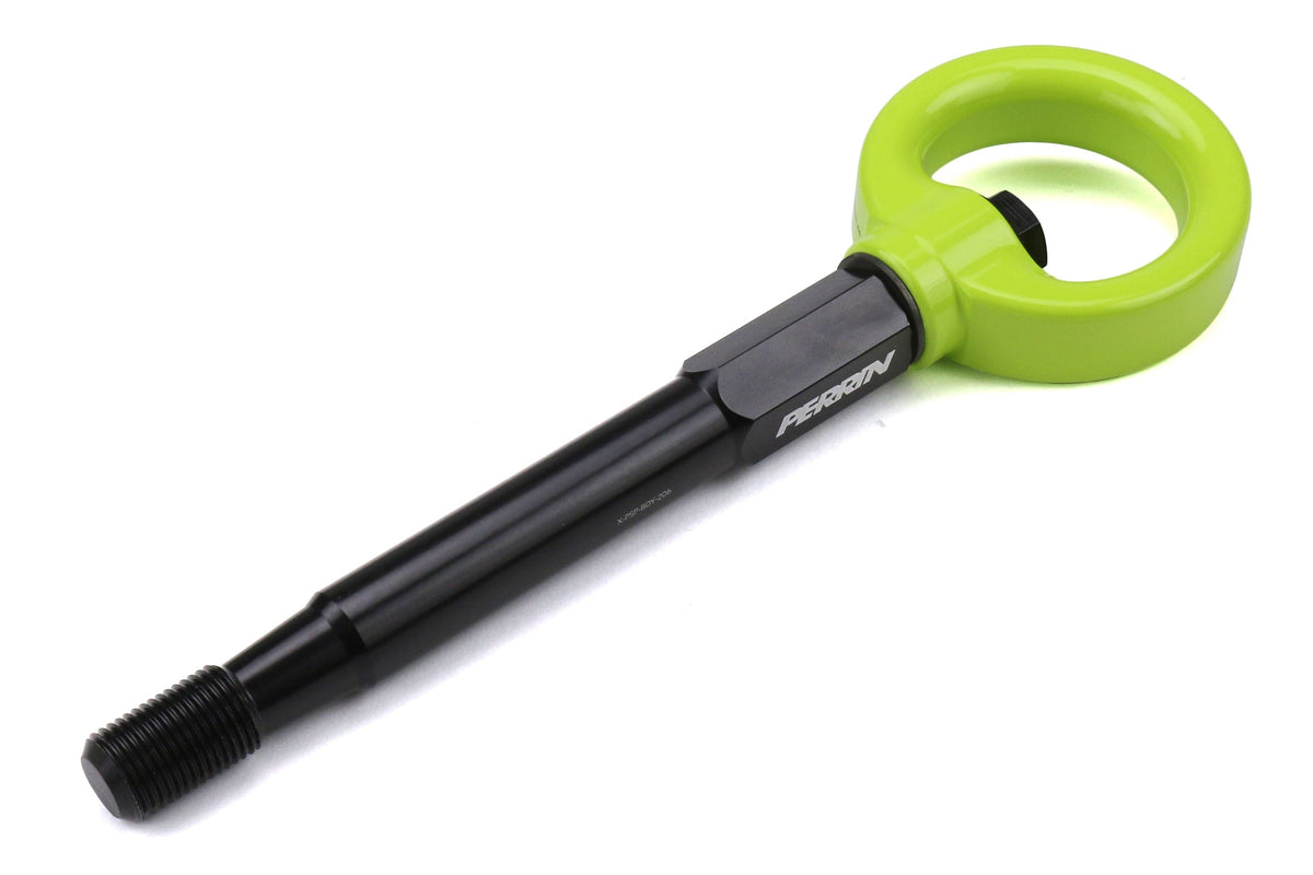 PERRIN Performance Rear Tow Hook Kit (Neon Yellow) - 2013-2016 Scion FR-S / 2013-2024 Subaru BRZ / 2017-2020 Toyota 86 / 2022-2024 GR86