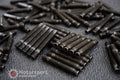 78mm Black Bullet Nose Race Stud Kit 14 x 1.5 with Gun Metal 17mm MH Titan Nuts