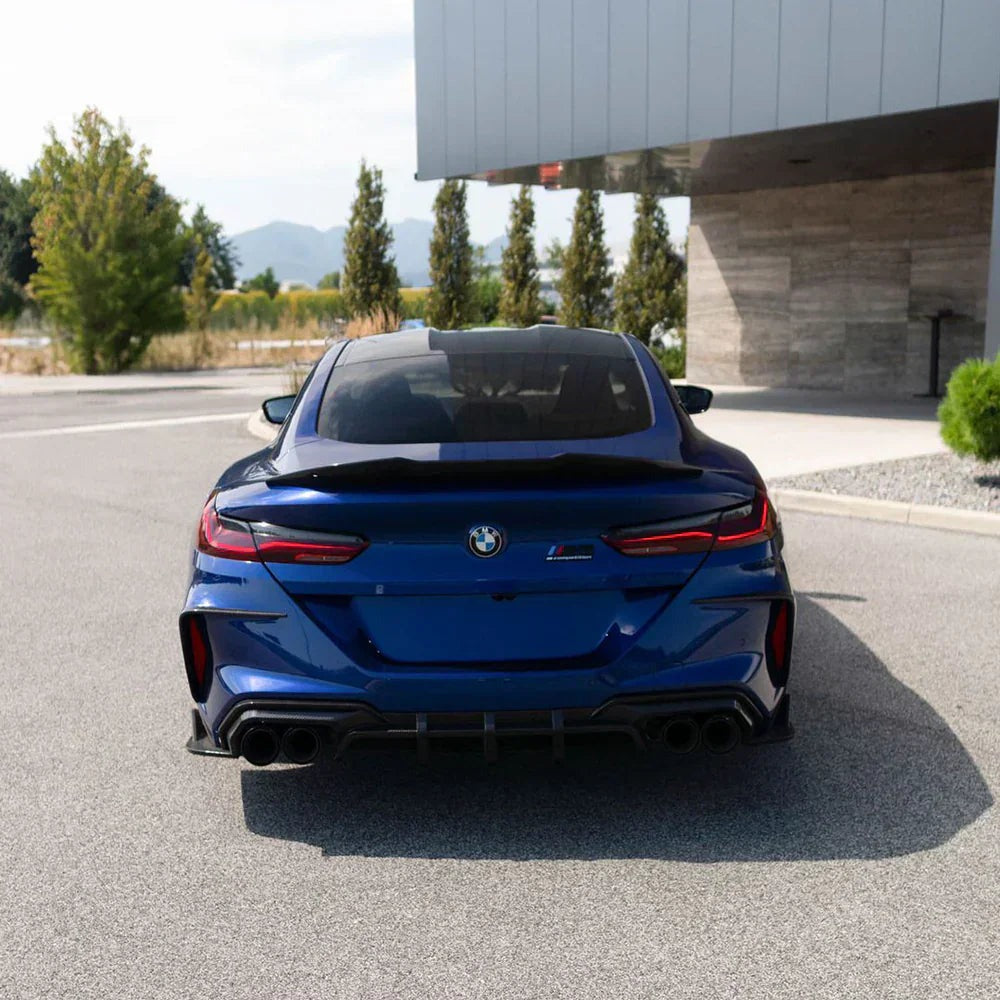 F93 M8 Gan Coupe SQ Style Dry Carbon Diffuser