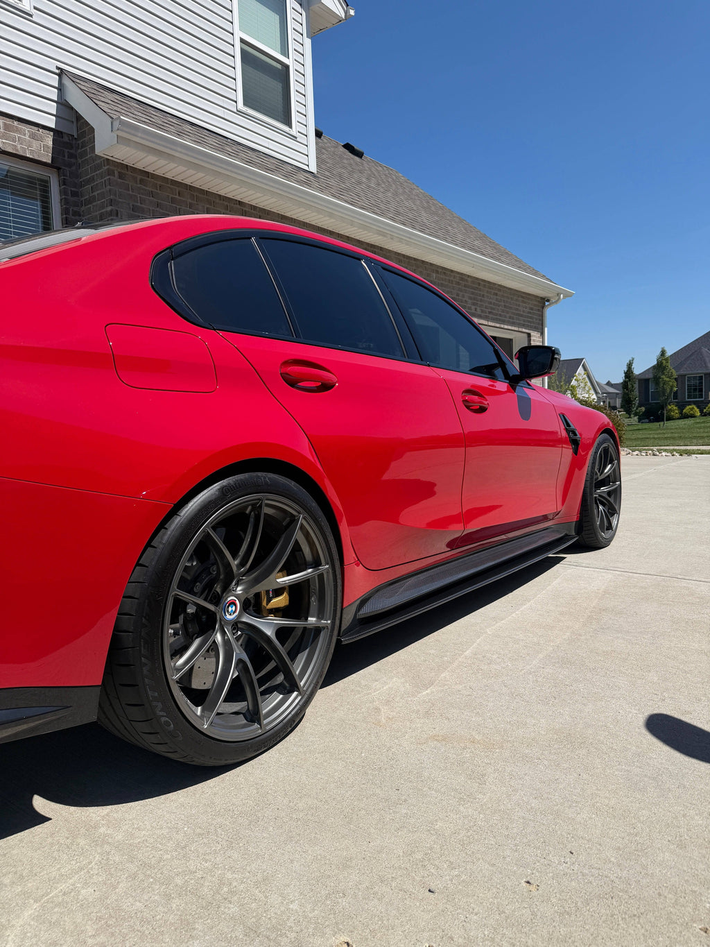 G8X Dry Carbon Fiber Side Skirt Extensions