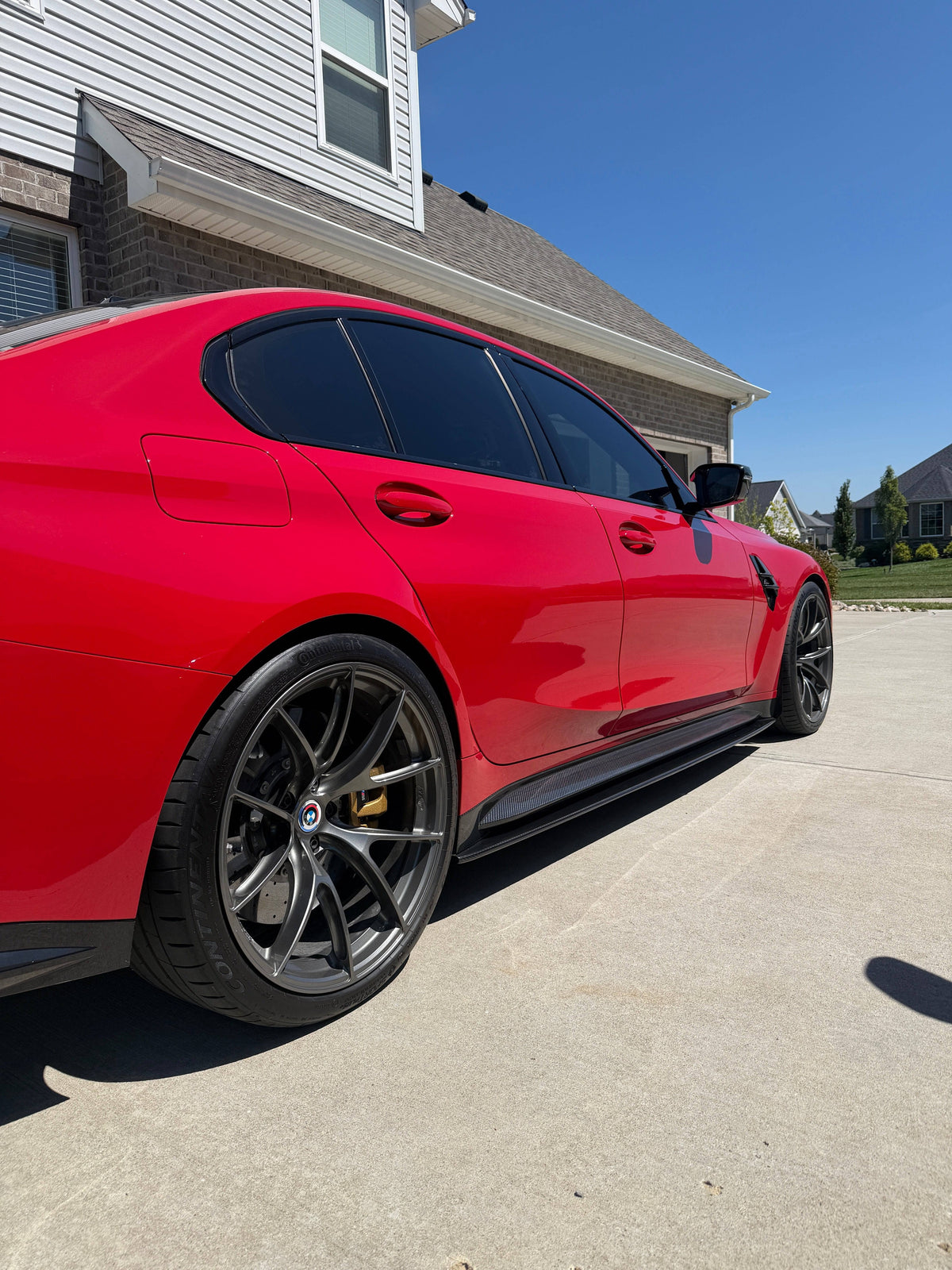 G8X Dry Carbon Fiber Side Skirt Extensions