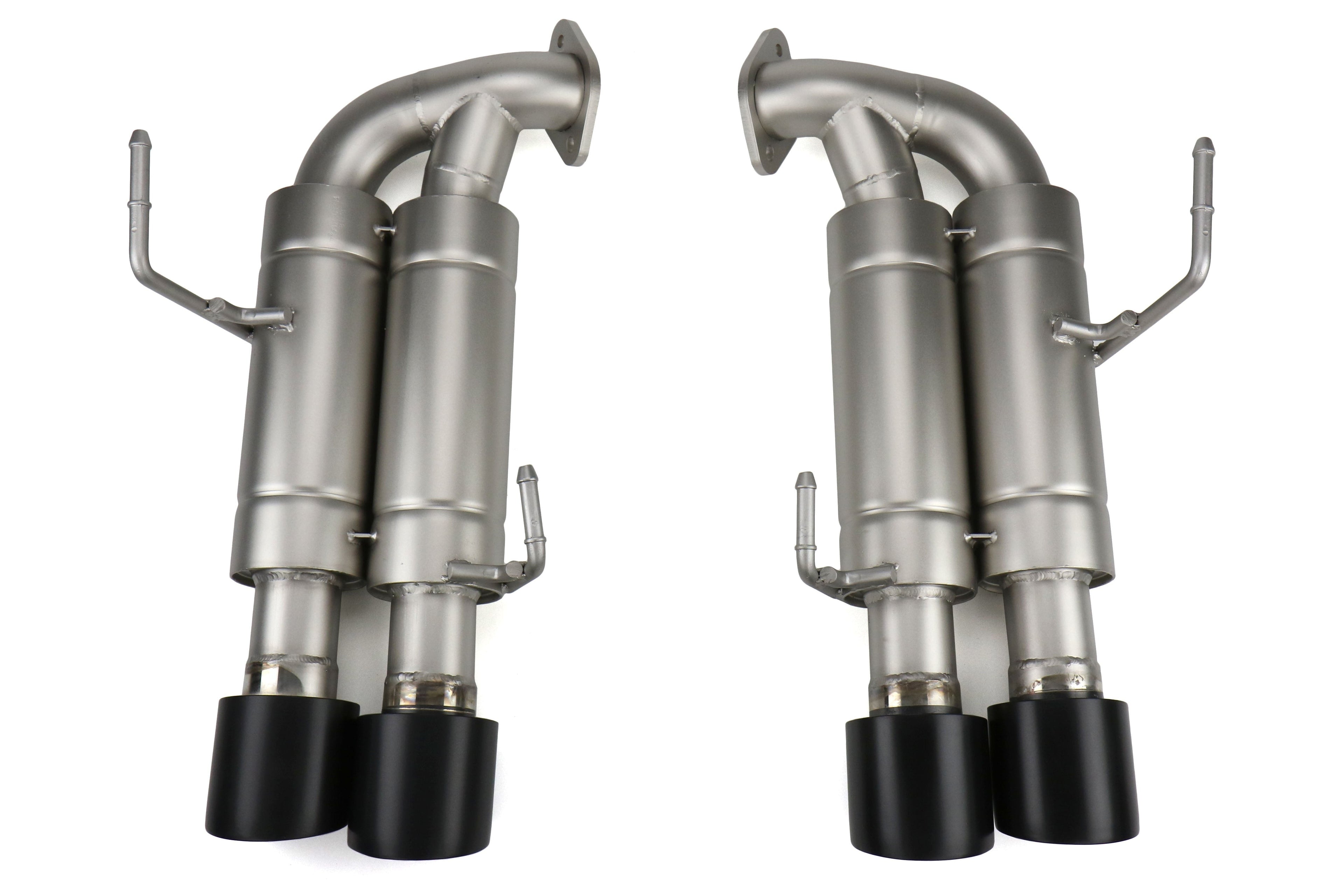 CP-E Austenite Axle Back Dual Mufflers - 2015-2021 Subaru WRX / STI