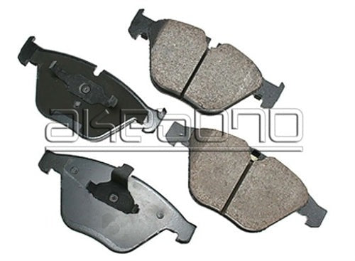 BMW F10 5-Series Front Ceramic Brake Pad Set By Akebono 34116851269