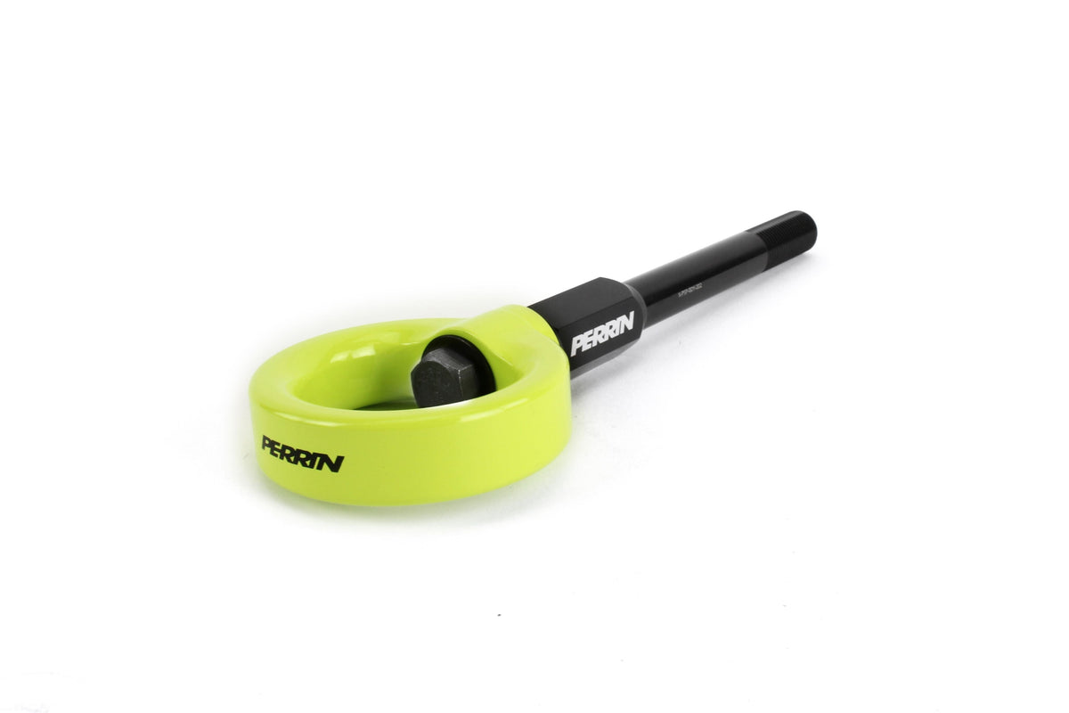 PERRIN Front Tow Hook (Neon Yellow) - 2018-2021 Subaru WRX / STI / 2013-2016 Scion FR-S / 2013-2020 Subaru BRZ / 2017-2020 Toyota 86