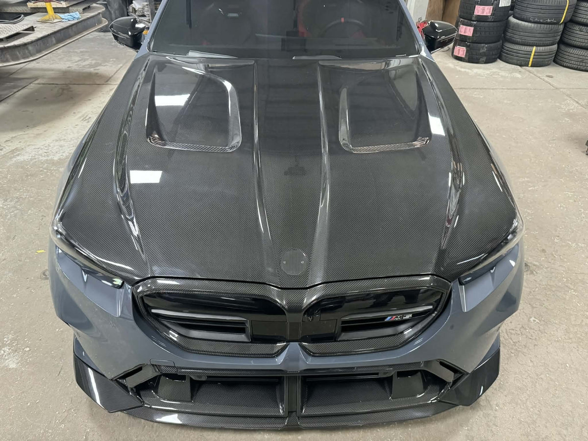 G90/G99 M5 SQ Style Dry Carbon Fiber Vented Hood