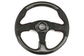 NRG 315mm Carbon Fiber Steering Wheel With Red Stitching - Universal