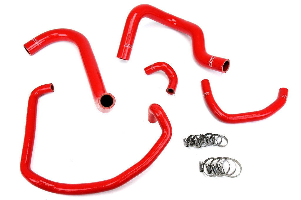 HPS Red Reinforced Silicone Radiator + Heater Hose Kit Toyota 95-04 Tacoma 2.4L & 2.7L 4Cyl