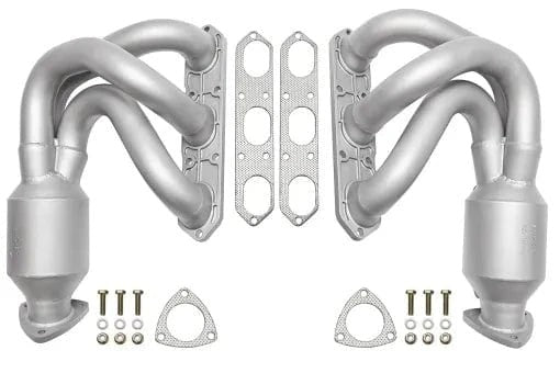 Porsche 987.1 Cayman / Boxster Long Tube Street Headers (w/ HJS 200 cell catalytic converters)